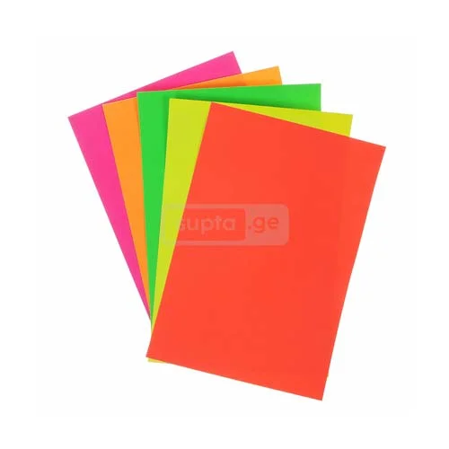 A4 colored sheets 100 pcs.